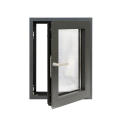 50 75 series aluminum alloy frame laminated glass casement window